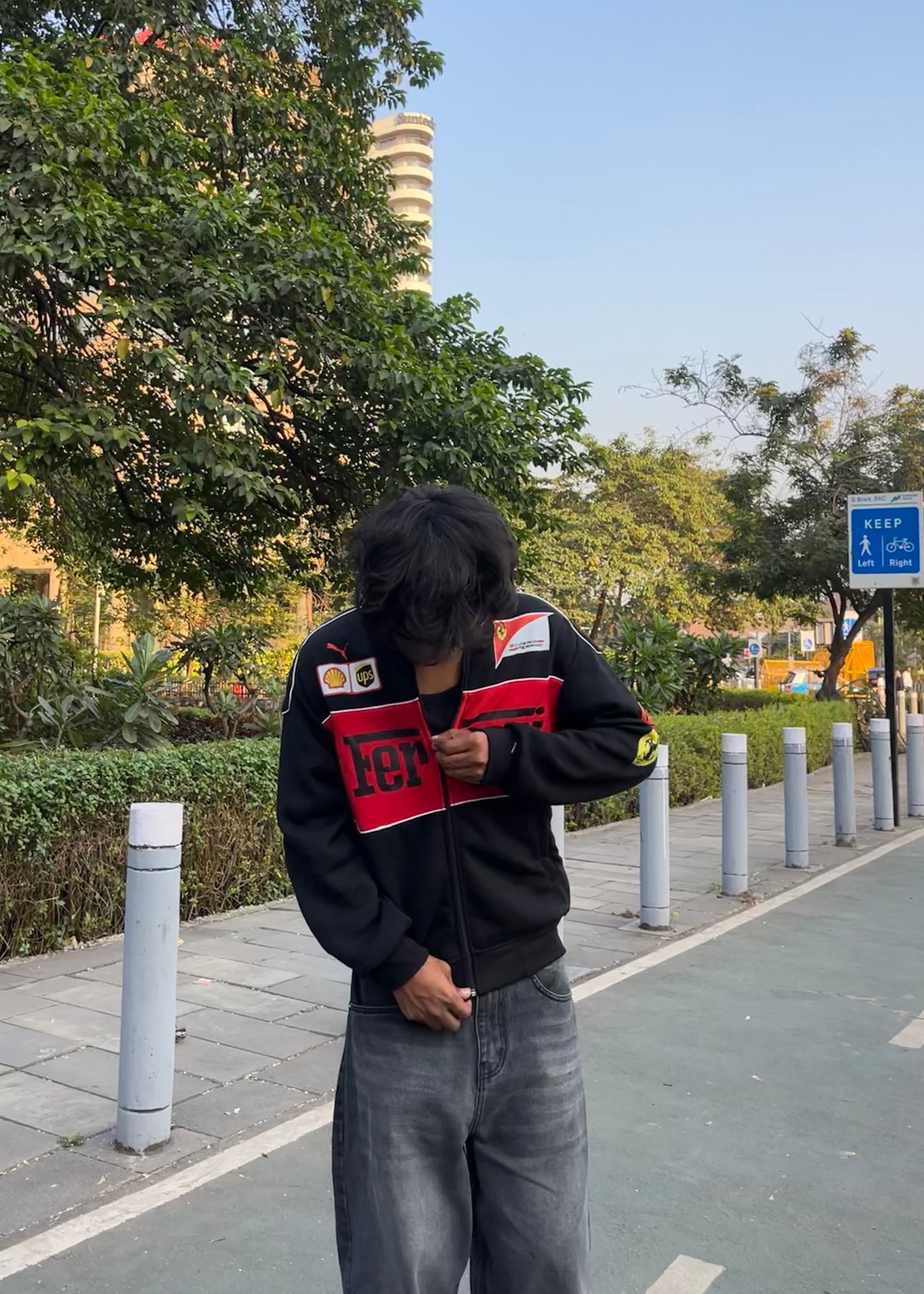 F1 BLACK FERARRI JACKET UNISEX