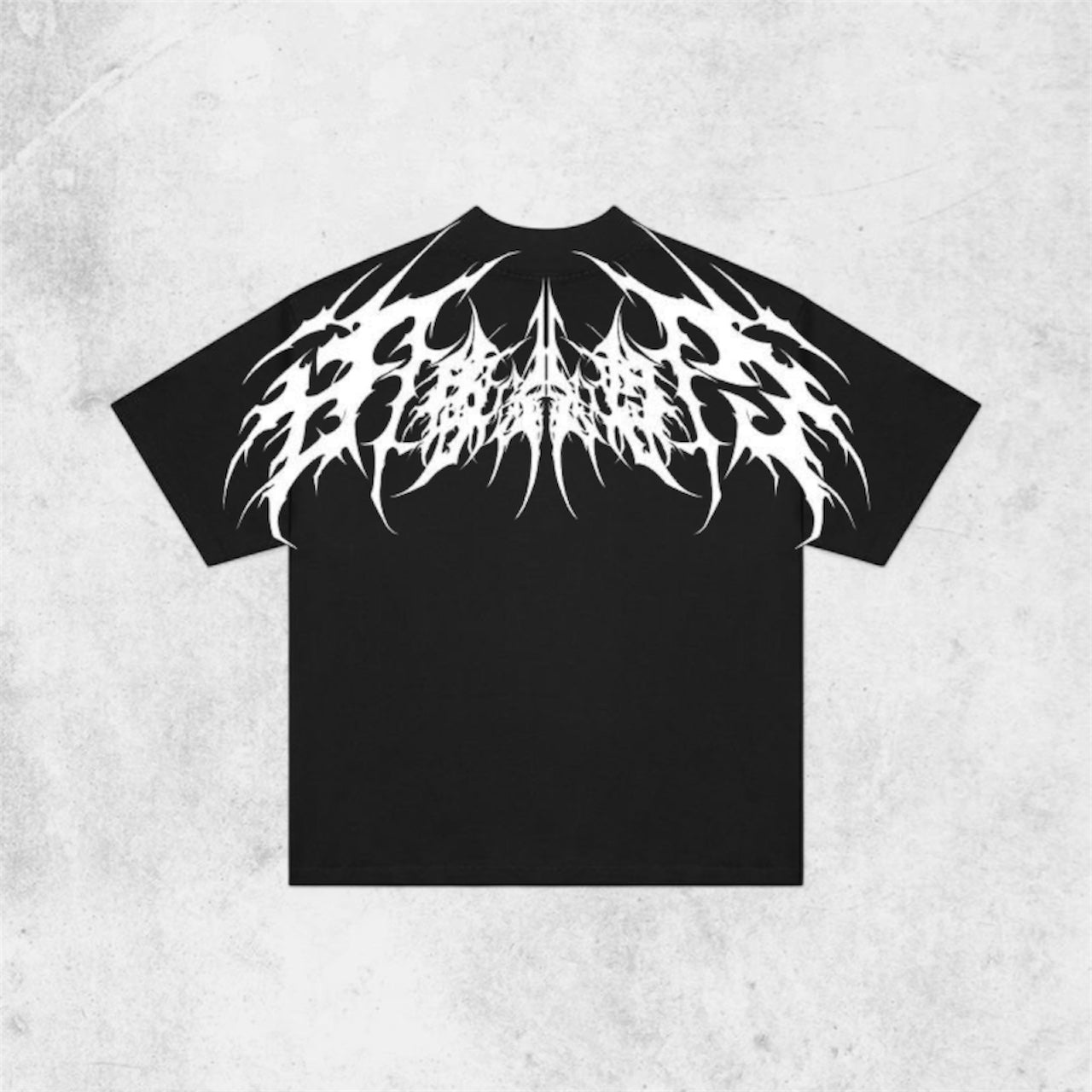 BLVCKW1NG printed Tee