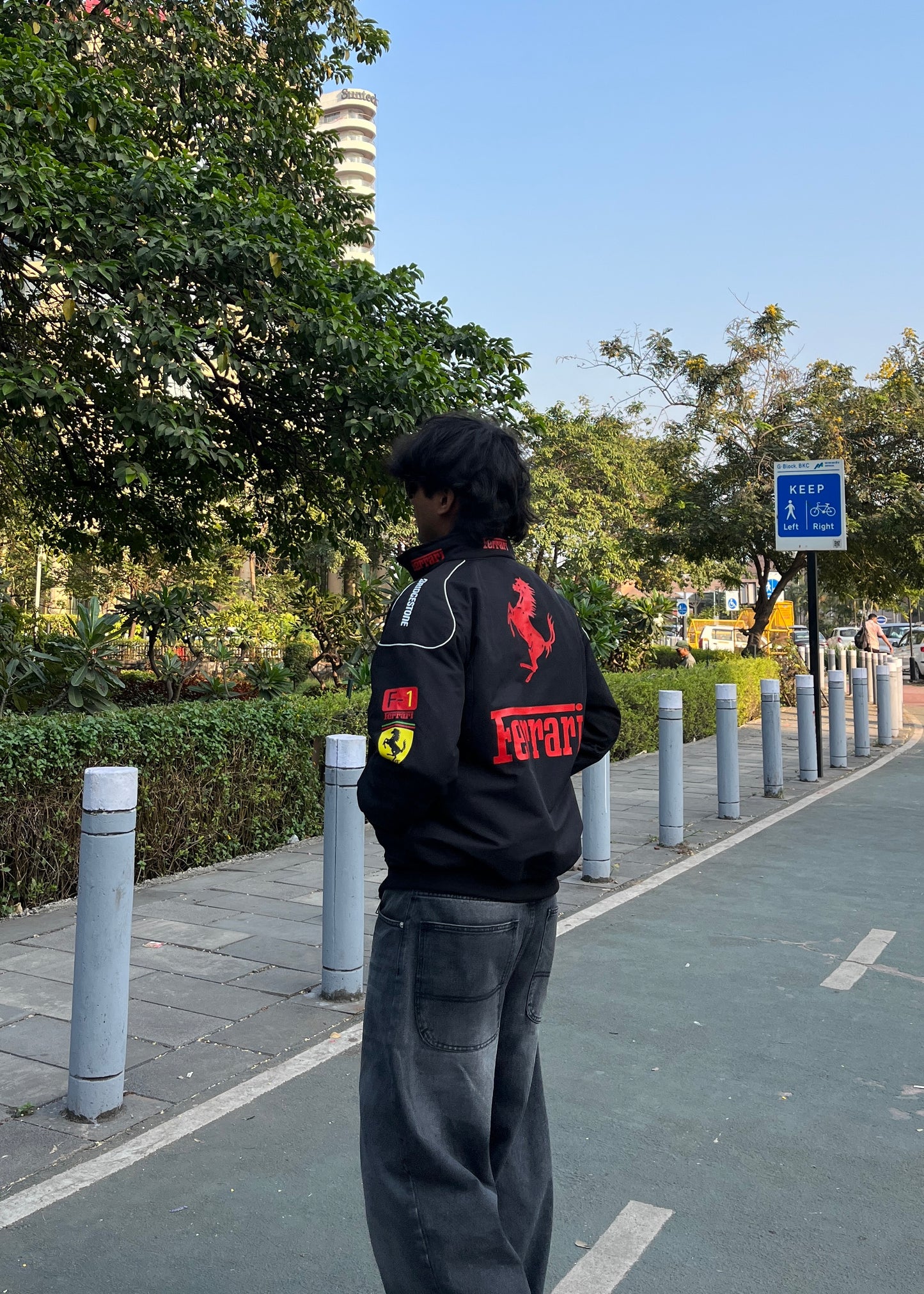 F1 Ferarri Parachute Jacket Unisex