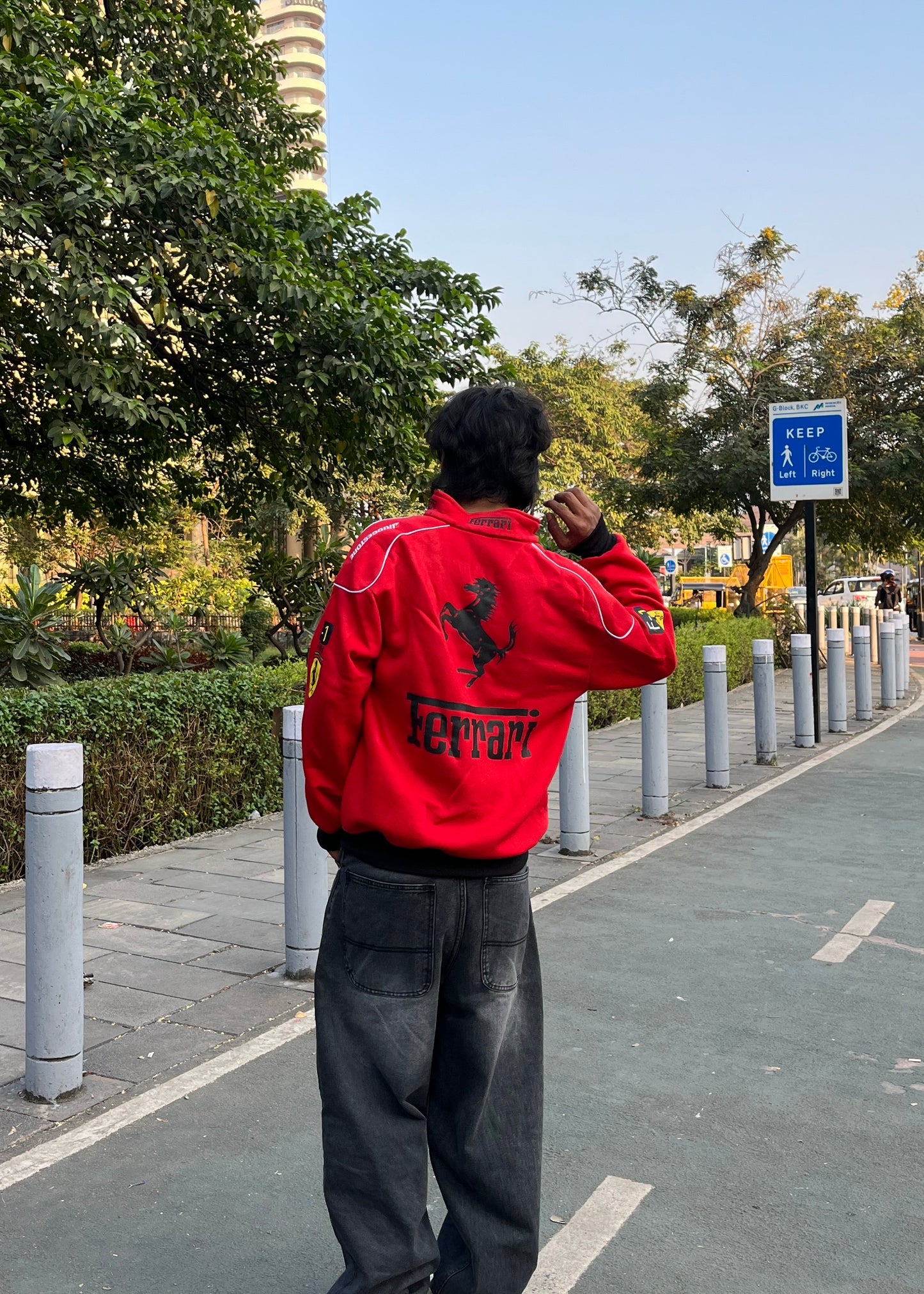 F1 RED FERARRI JACKET UNISEX