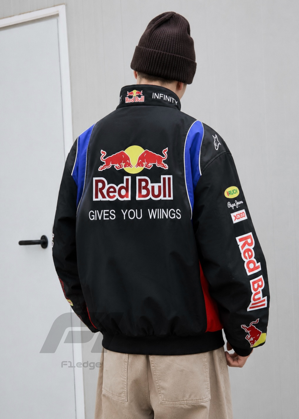 Redbull Embroidery Unisex Racing Jacket
