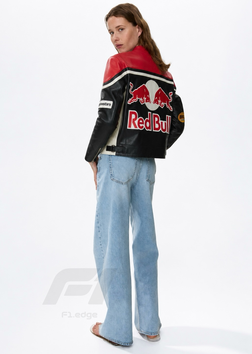 Red Bull Leather Jacket – Premium F1 Racing Style