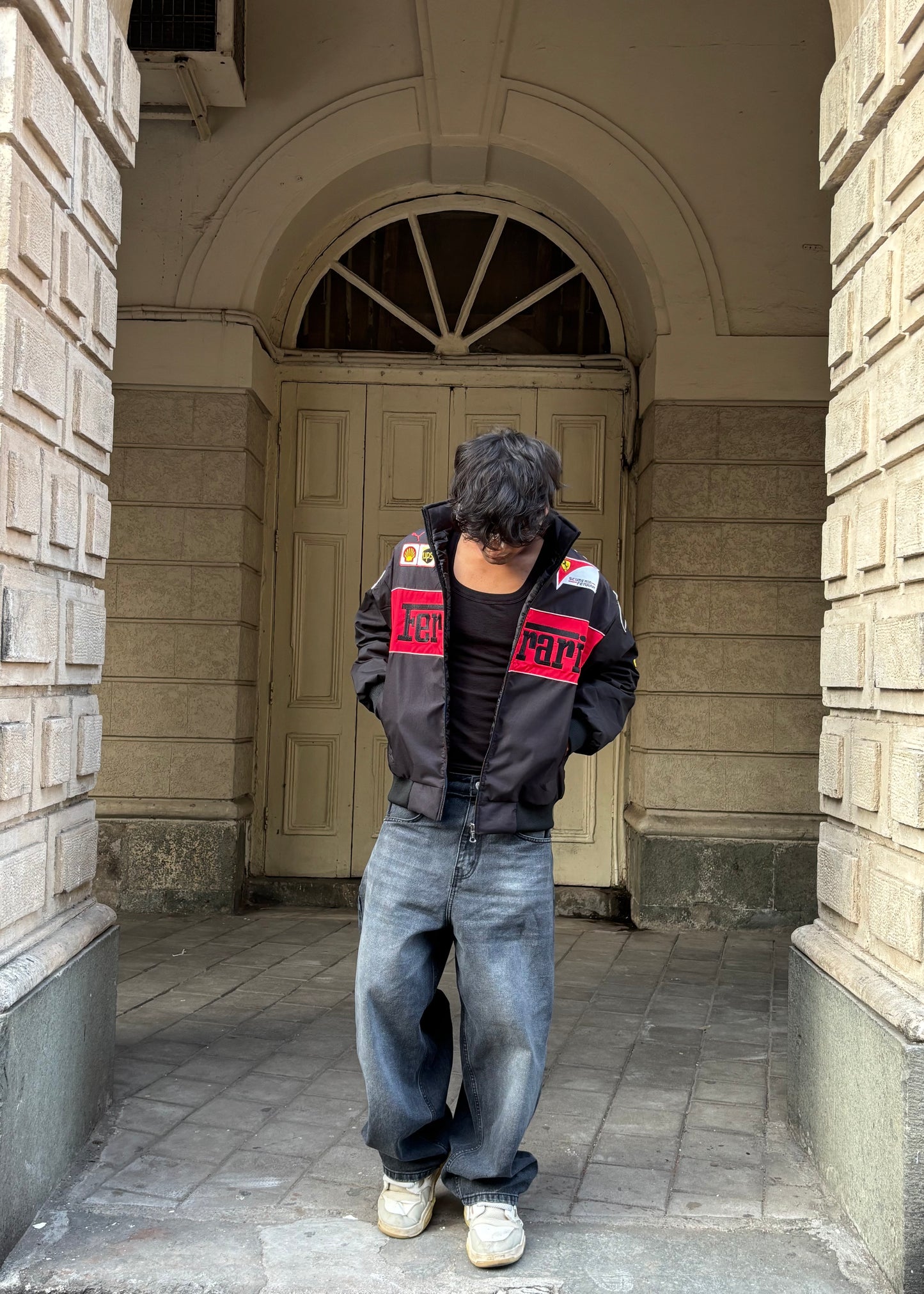 F1 Black Ferarri embroidery Jacket