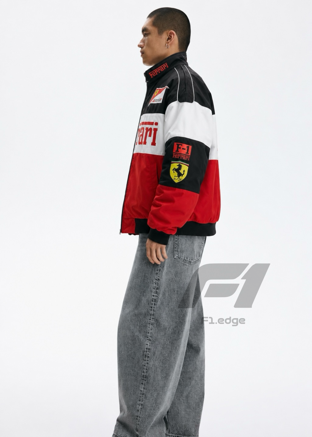 Trio Ferarri Parachute Printed Unisex Jacket