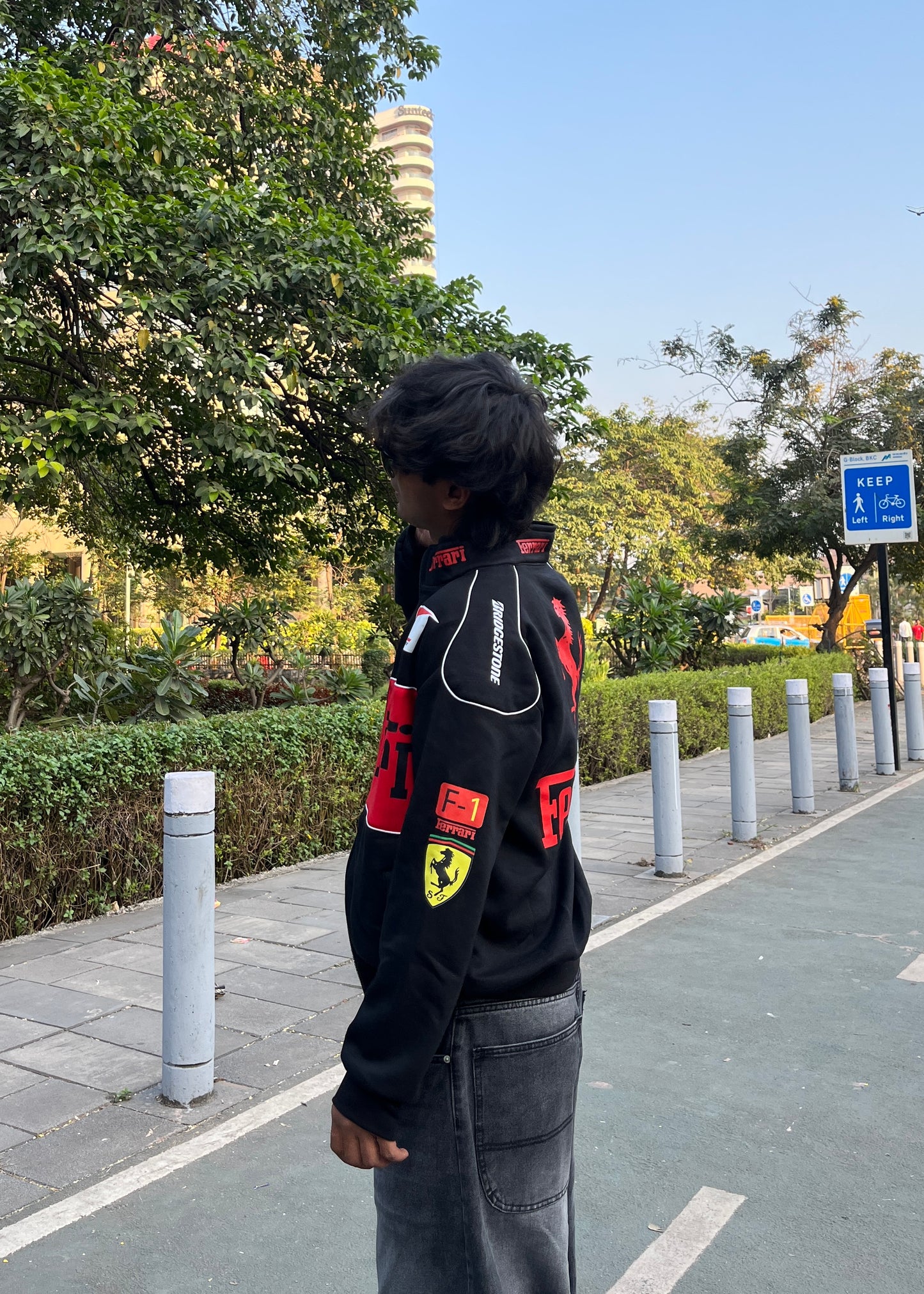 F1 BLACK FERARRI JACKET UNISEX