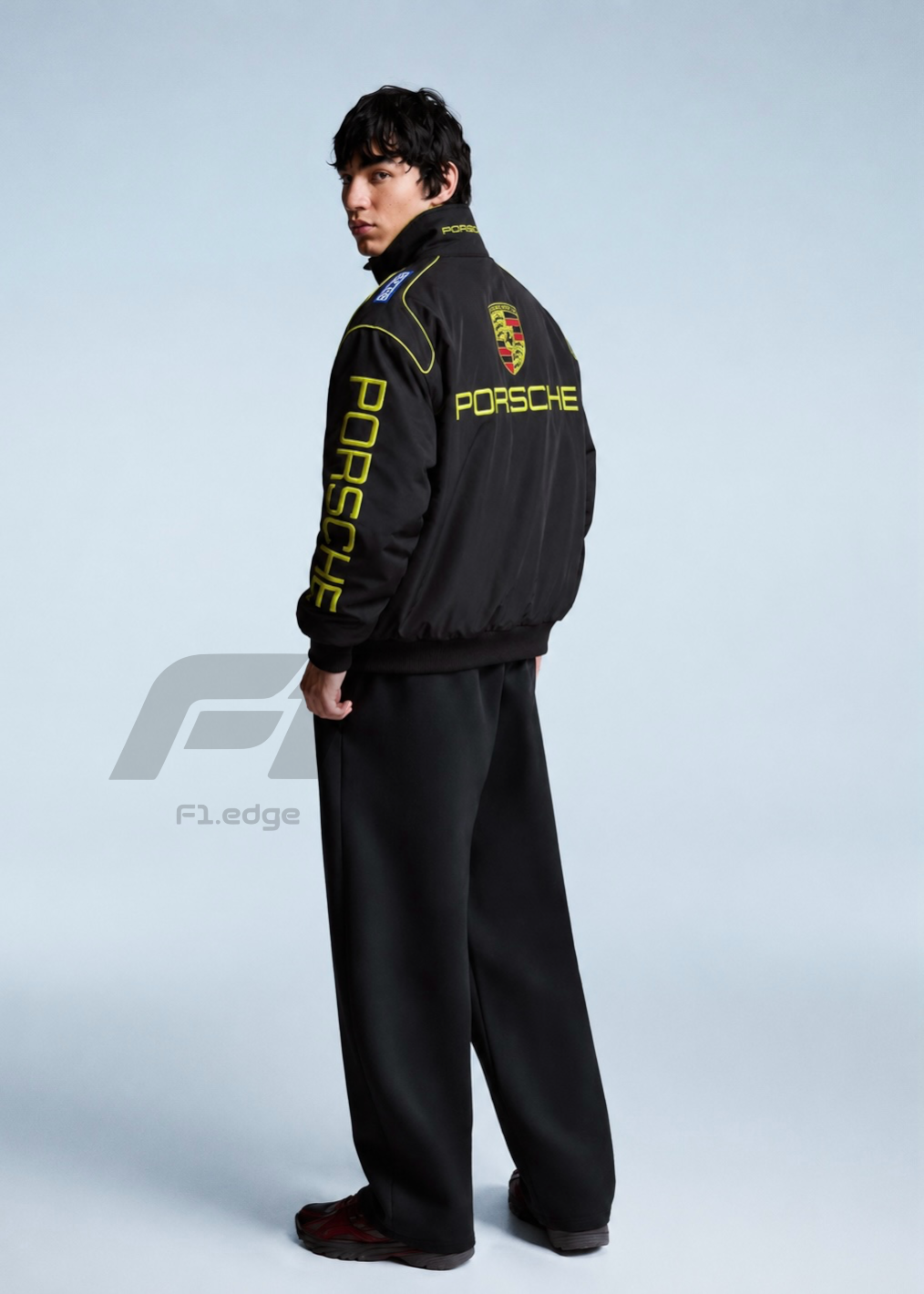Porsche embroidery Unisex Racing Jacket