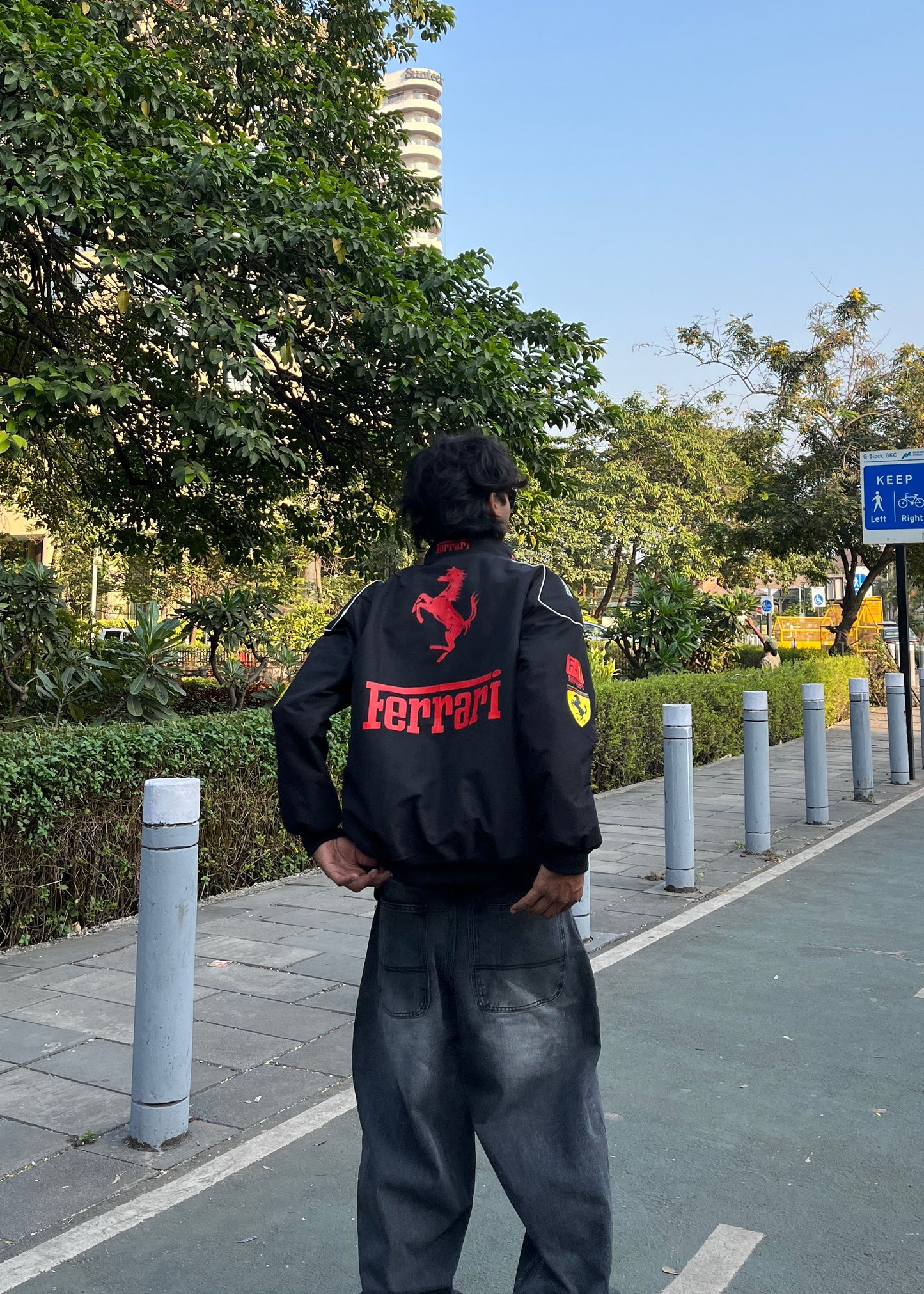 F1 Ferarri Parachute Jacket Unisex