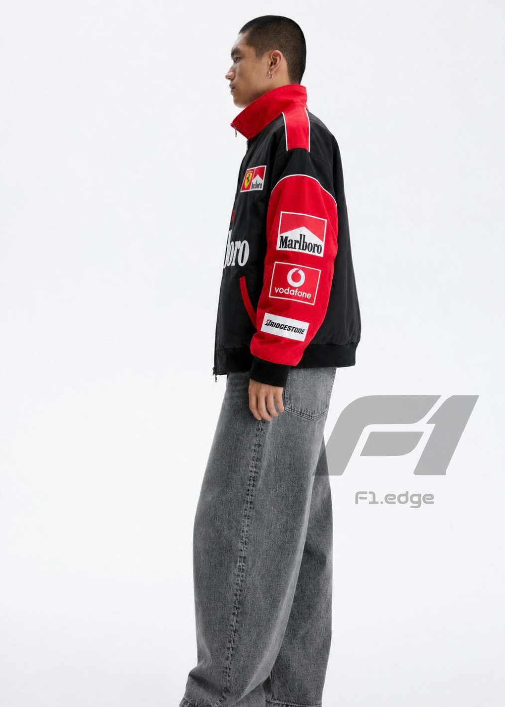 Marlboro Parachute Printed Unisex Jacket