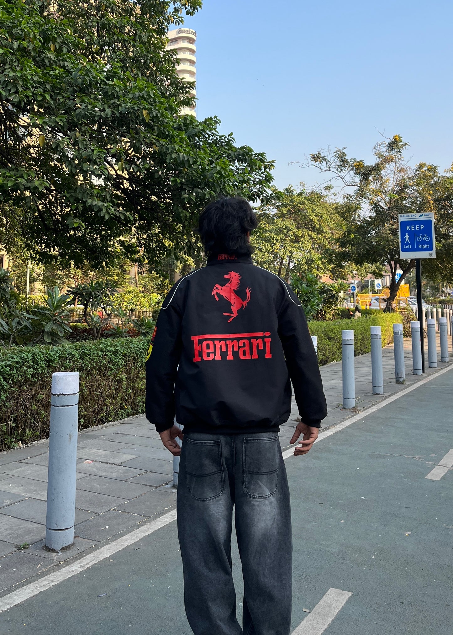 F1 Ferarri Parachute Jacket Unisex