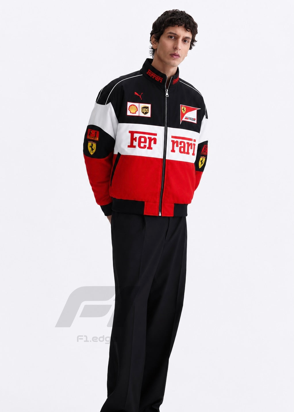 F1 Trio Ferarri Unisex Jacket|F1Edge