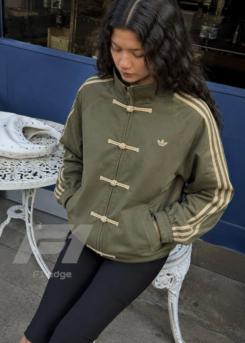 Premium Olive Green Cny Suede Unisex Jacket