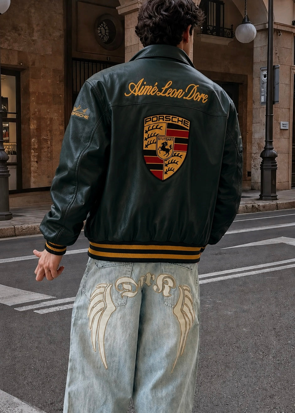 Premium Porsche Leather Jacket