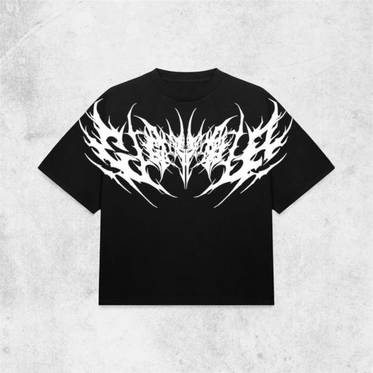 BLVCKW1NG printed Tee