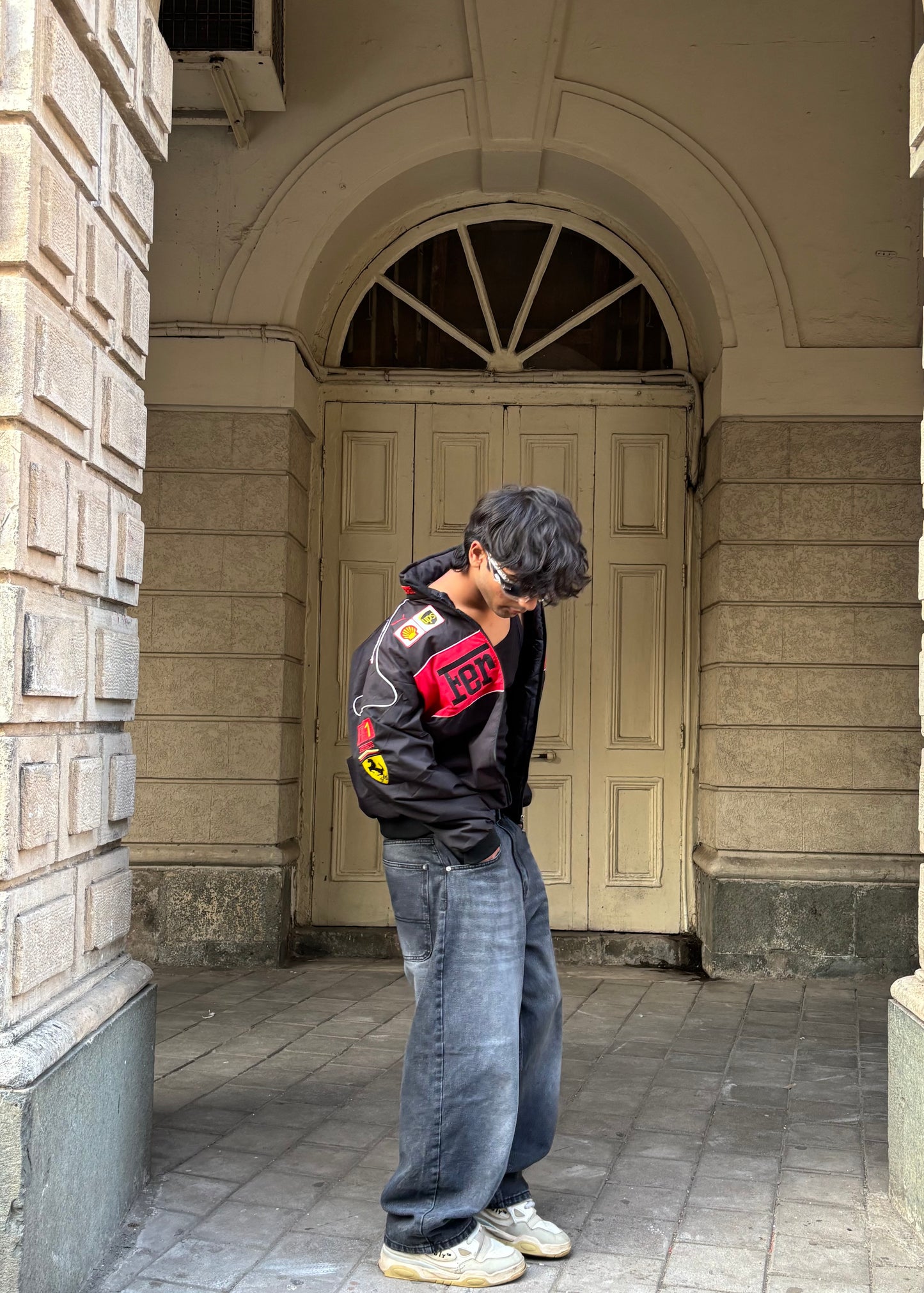 F1 Black Ferarri embroidery Jacket