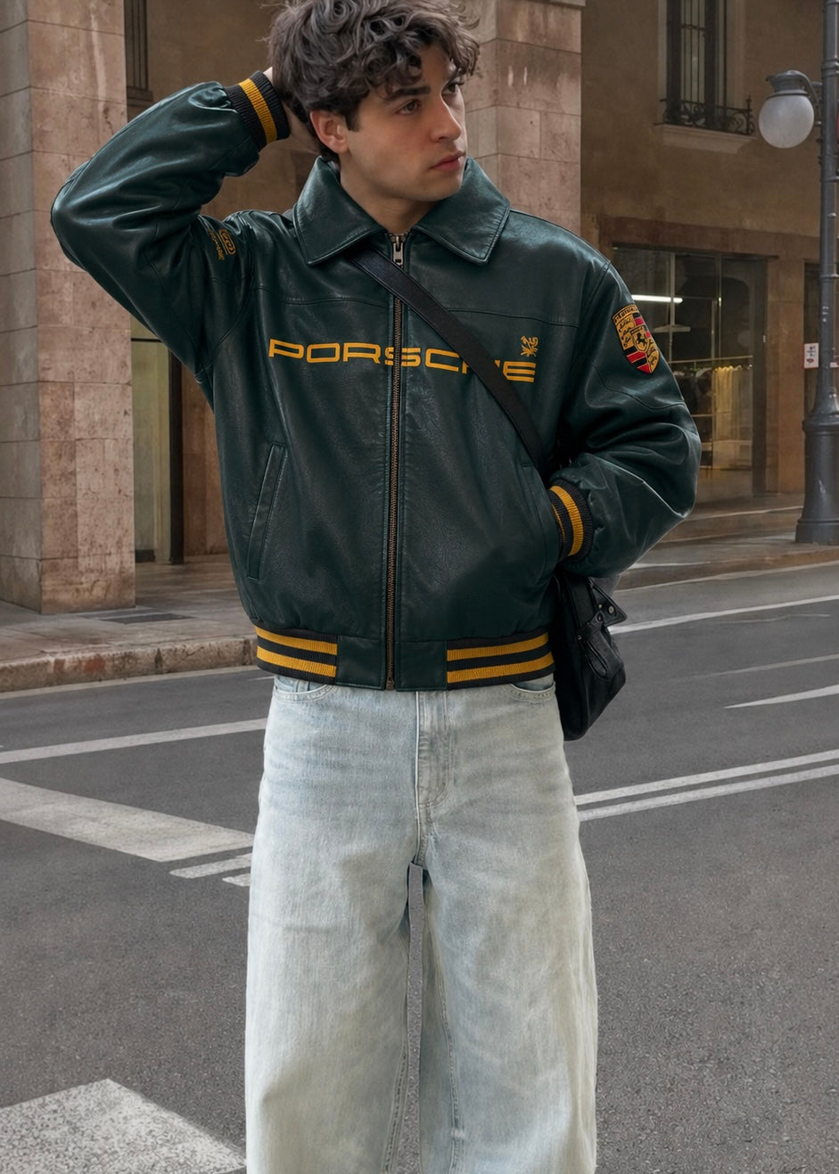 Premium Porsche Leather Jacket