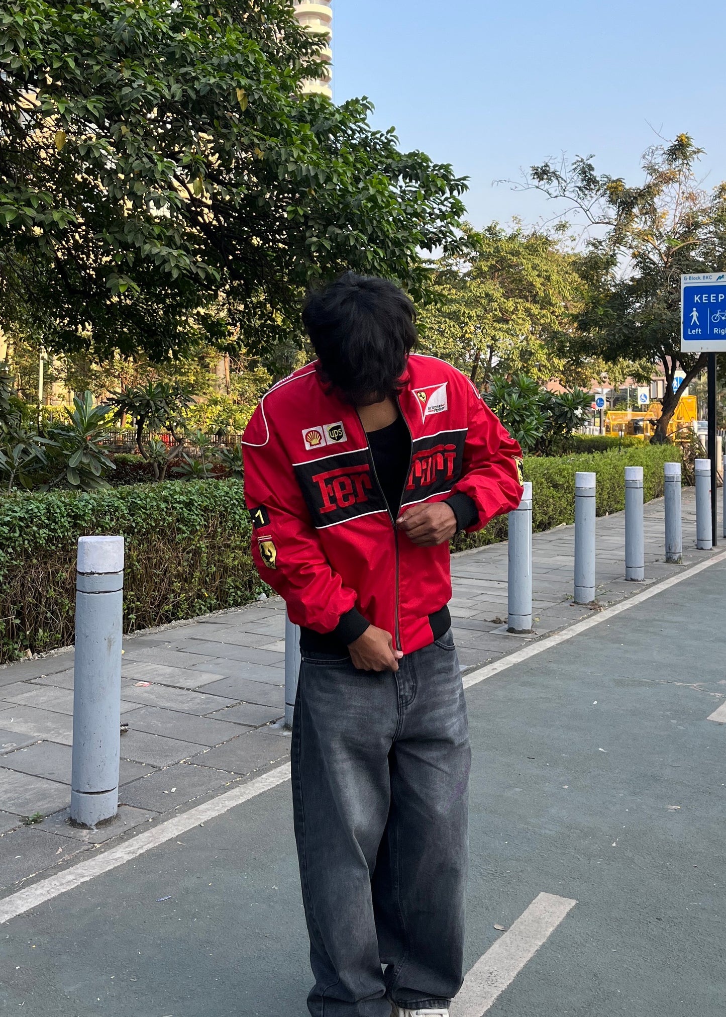 F1 FERARRI UNISEX EMBROIDERY JACKET