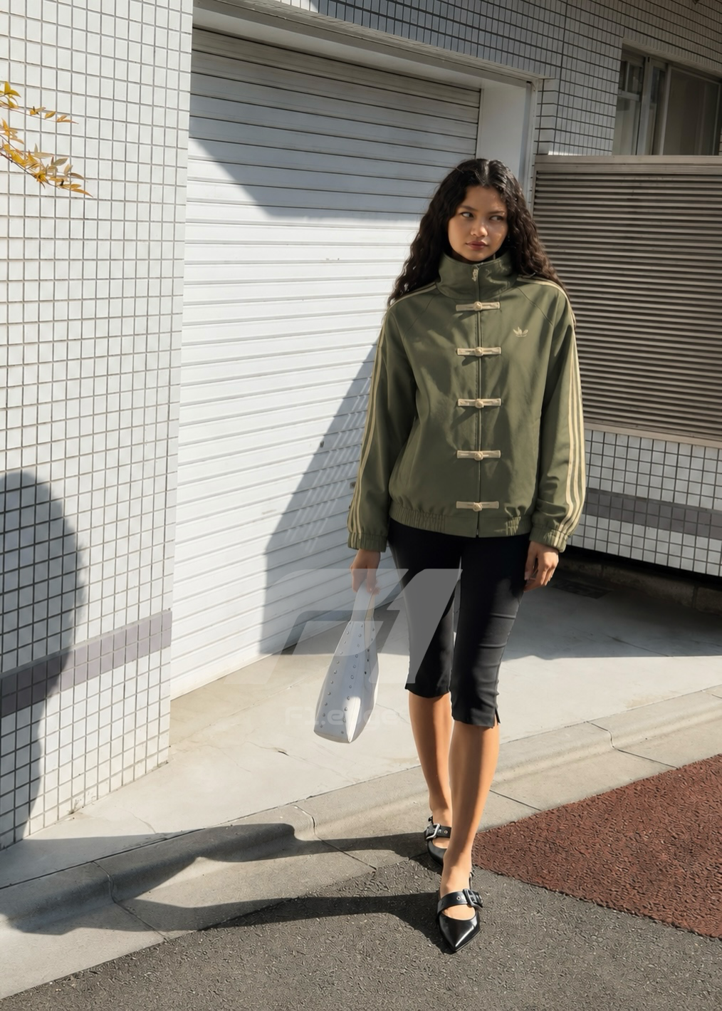 Premium Olive Green Cny Suede Unisex Jacket