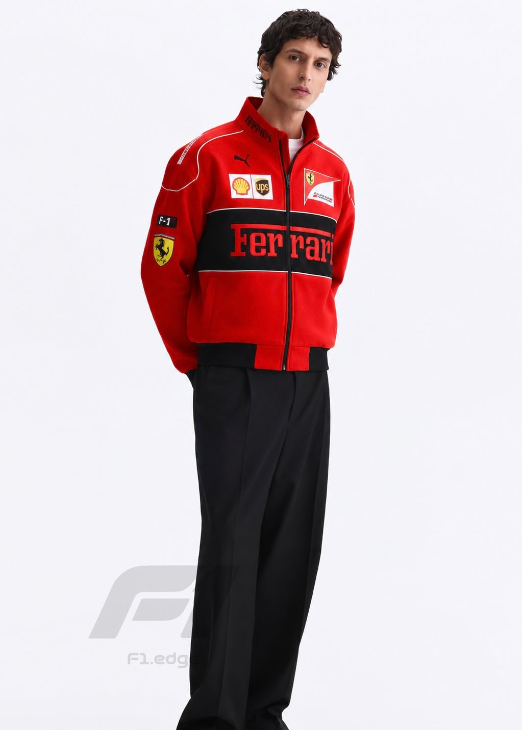 F1 Red Ferarri Unisex Jacket|F1Edge