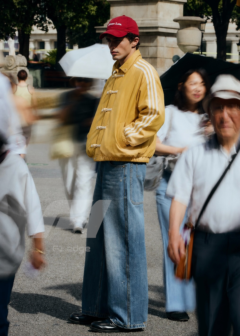 Premium Yellow Cny Suede Unisex Jacket
