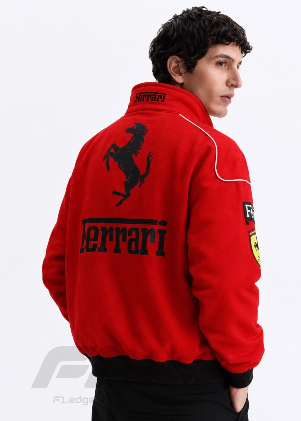 F1 Red Ferarri Unisex Jacket|F1Edge