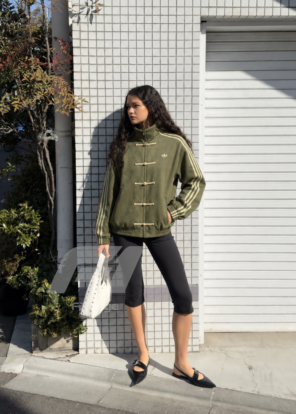 Premium Olive Green Cny Suede Unisex Jacket