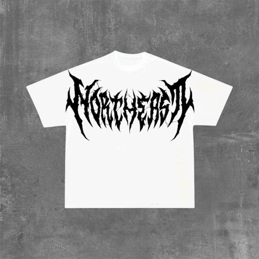 Northeast Devil Printed Oversized Tee