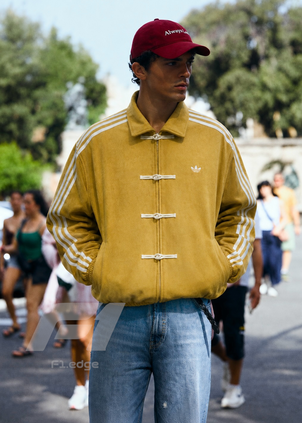 Premium Yellow Cny Suede Unisex Jacket