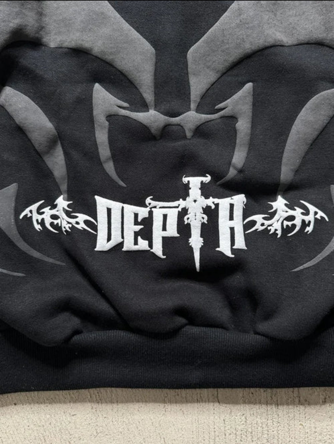 Oversized Depth unisex hoodie