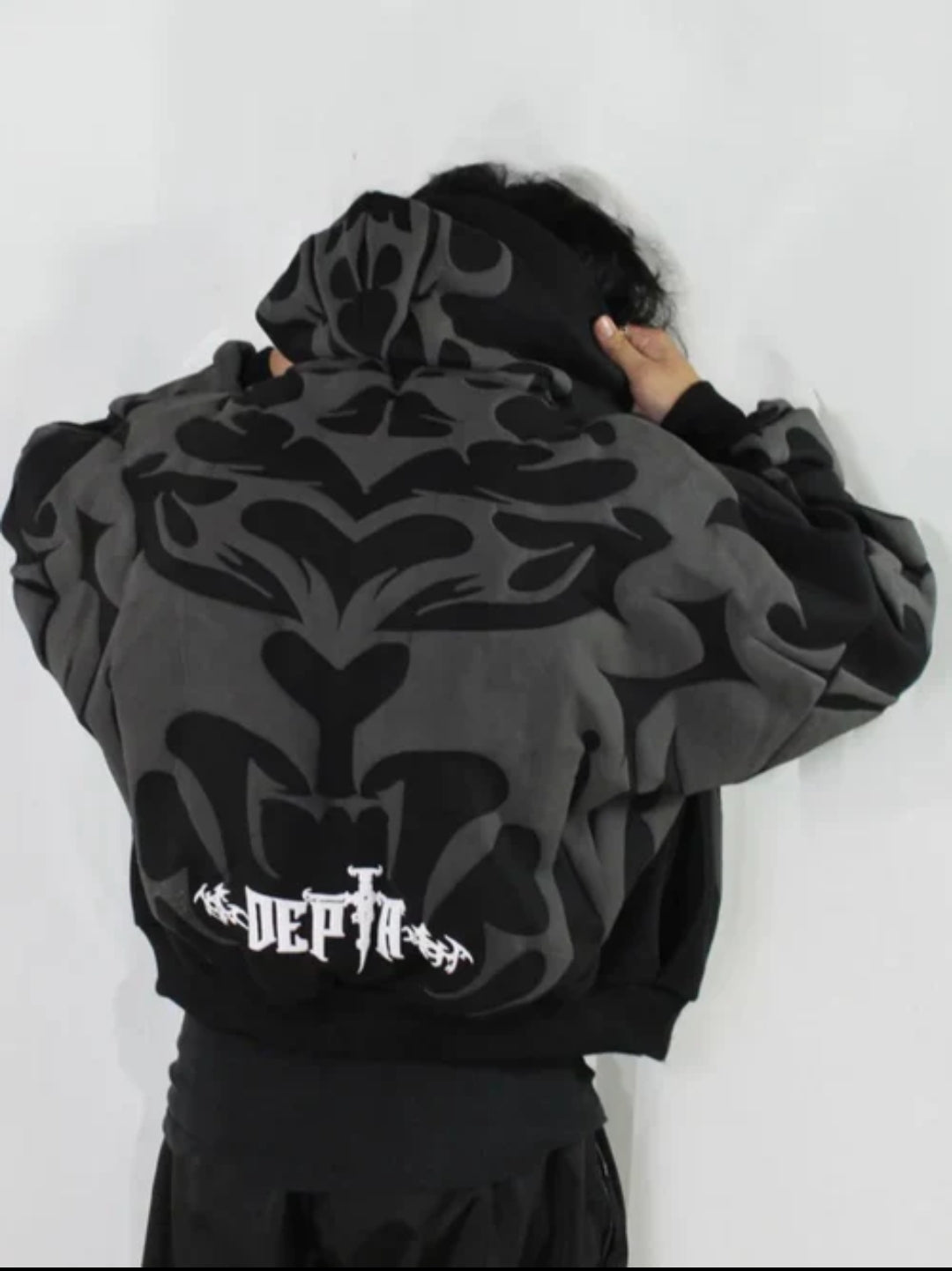 Oversized Depth unisex hoodie